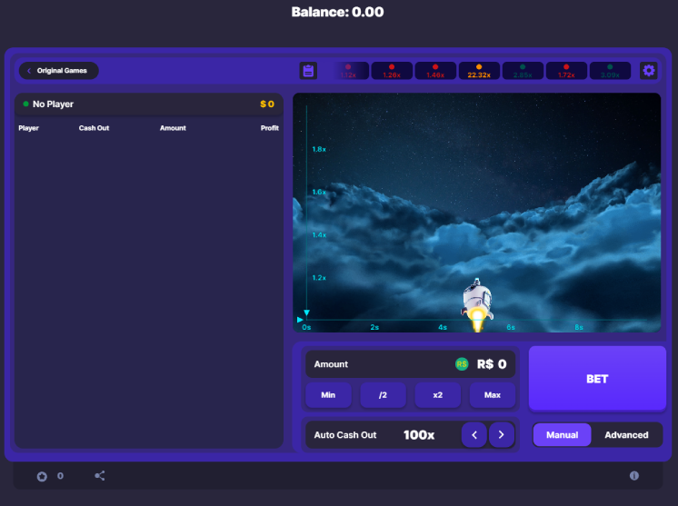 Blue Game - Blockchain Casino Crash Game